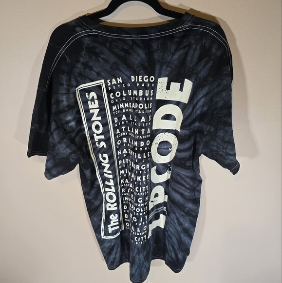 2015 XL Rolling Stones Zip Code Tour T-Shirt - Picture 3 of 5